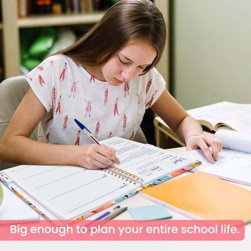 Planner 2026-2027, Weekly & Monthly Academic Calendar, Jul 2026 – Jun 2027