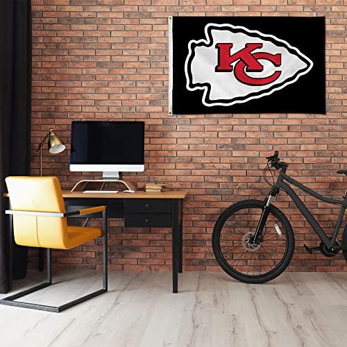 NFL Rico Industries Standard 3' x 5' Banner Flag Single Sided - Indoor or Outdoor - Home Décor