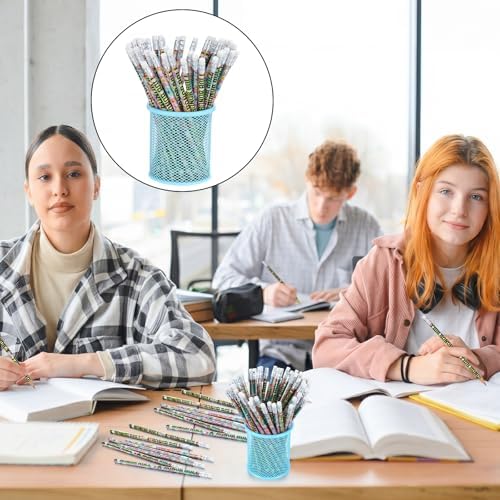 Tenceur 100 Pcs Honor Roll Pencils with Erasers Bulk 7.3 Inches Student Incentives Recognition Education Award Prize for Teacher School Classroom Reward Supplies