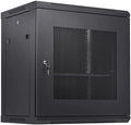 VEVOR 12U Wall Mount Network Server Cabinet, 14.8'' Deep, Server Rack Cabinet Enclosure, 200 lbs Max. Ground-Mounted Load Capacity, with Locking Door Side Panels, for IT Equipment, A/V Devices | for IT Equipment A/V Devices, 200 lbs Max. Ground-Mounted...
