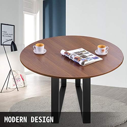 VEVOR Set of 2 Steel Table Legs, 28''Height 35''Wide Width Metal Legs for Dining
