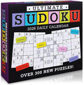 Ultimate Sudoku 2026 Daily Desk Calendar: Boxed Page-a-Day Puzzle Calendar with Day-to-Day Classic, Irregular, Multi, Odd/Even, Diagonal & Sum Variants