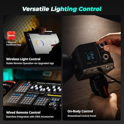 SmallRig RC 100C RGBWW COB Video Light, Portable 100W Continuous Lighting