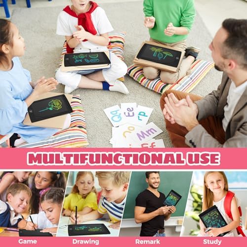 Zhehao 32 Pcs LCD Writing Tablet for Kids 8.5" Erasable Doodle Board