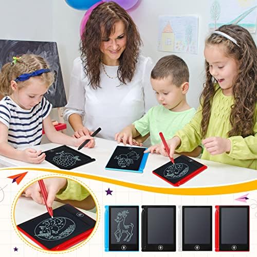 Nezyo 16 Pack 4.5 Inch Mini LCD Writing Tablet for Kids,Mix Colors