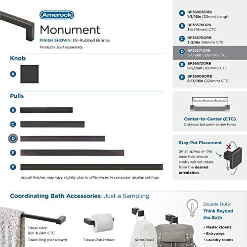 Amerock 5-1/16" Monument Oil-Rubbed Bronze Drawer Pull