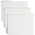 Smead FasTab Hanging File Folder, 1/3-Cut Built-in Tab, Letter Size, White, 20 per Box (64002)