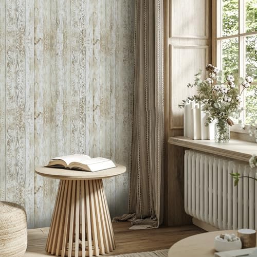 Shiplap Peel and Stick Wallpaper Contact Paper for Bulletin Board Classroom