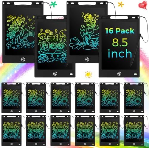 Epakh 16 Pack LCD Writing Tablet, Black