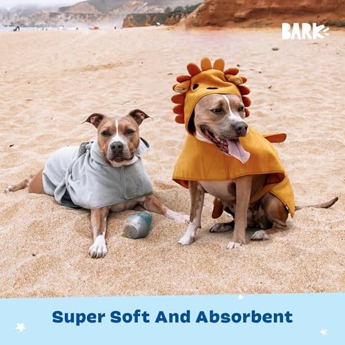 BARKBOX Dog Bathrobe - 2 Pack - for Dogs - Medium