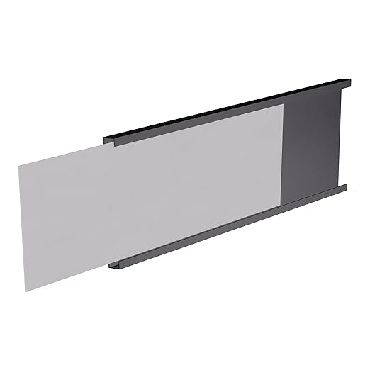 Master Magnetics Heavy-Duty Magnetic Labels - Magnetic Label Holders for a Metal File Cabinet, Shelf, Whiteboard - Fits Signs and Tags - 6" L x 2" H - Includes 35 Perforated Cards - 25-Pack