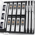Nicpro 0.7mm Metal Mechanical Pencil Set with Case
