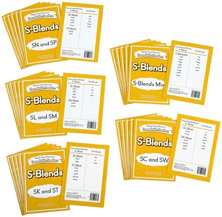 Really Good Phonics Decodable Readers, CVC & S-Blends Book Set