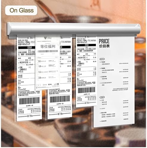 Ticket Holder for Restaurant Order Receipt Holders Strip(12 in, Silver, 2p)