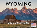 Wyoming Calendar 2026 Wall 12 Month Monthly WY Scenic Souvenirs Themed Gifts | American Made In The USA