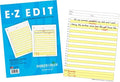 Barker Creek E-Z Edit Paper, Strengthen Writing Skills, Alternating Lines are Highlighted in Yellow for Edits and Comments, Lines are Numbered for Easy Reference, 8.5" x 11", 50 Sheets per Pkg (5502)