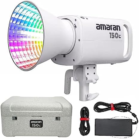 Aputure Amaran 150c 150W RGBWW COB Video Light,CCT 2500K-7500K