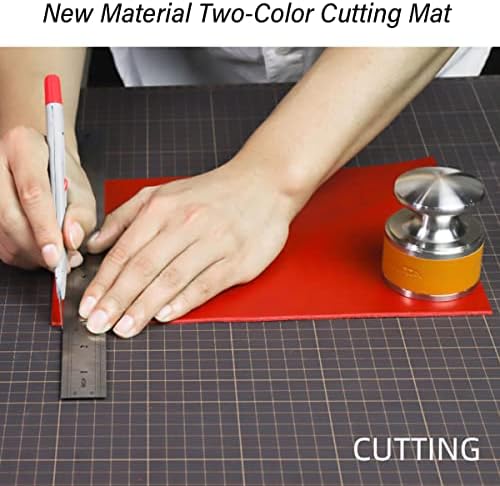 WUTA Self Healing Sewing Mat, PVC Cutting Mat A1 Double Sided Cutting Board for Sewing, Craft, Quilting, Fabric, Scrapbooking Project（35.4" x 23.6")