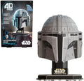 4D Build, Star Wars Mandalorian Helmet 3D Model Kit, Star Wars Collectibles & Desk Decor, Adult Puzzle, Building Toys, 3D Puzzles for Adults & Teens, 88 Pieces, Gift Ideas for Ages 12 & Up