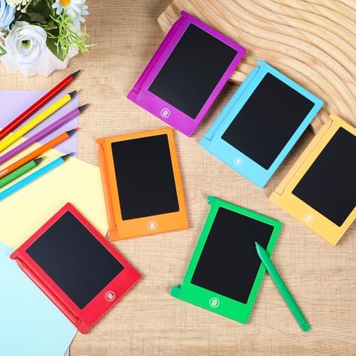 Nezyo 16 Pack 4.5 Inch Mini LCD Writing Tablet for Kids,6 Colors