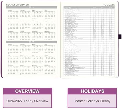 Planner 2026-2027- JUL 2026 - JUN 2027, Weekly and Monthly planner