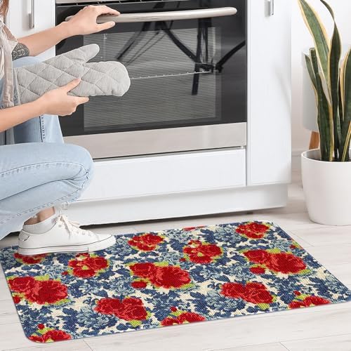 Kitchen Rugs and Mats,Washable Non-Slip Floor Mats Door Mat