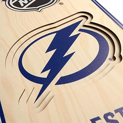 YouTheFan NHL Tampa Bay Lightning 3D 8 x 32 Stadium Banner