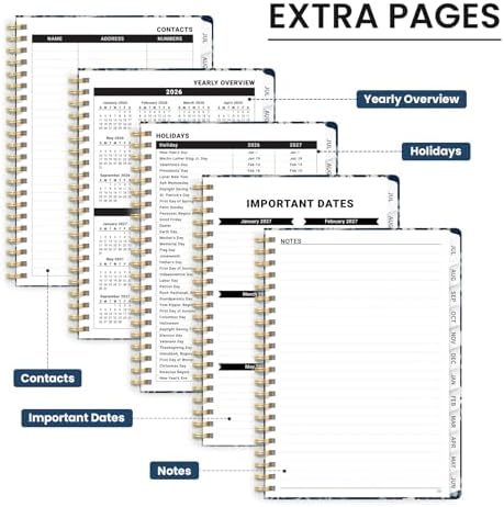 ZOTIA Planner 2026-2027 Weekly & Monthly Calendar Planner Jul 2026-Jun 2027