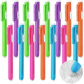 Teling 30 Pcs Retractable Mechanical Eraser Pen, School Pen-Style Erasers Pencil Click Bulk for School Office Painting Writing Drawing Drafting Sketching Adults Kids Supplies(Multicolor)