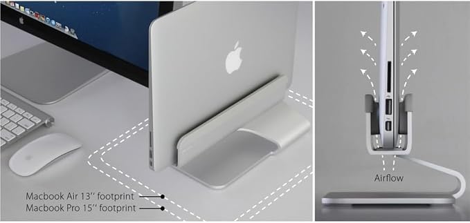 Rain Design 10037 mTower Vertical Laptop Stand for MacBook Pro and MacBook Air