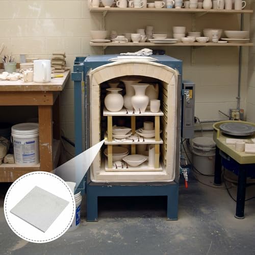 Weysat Square Kiln Shelf for Glass Fusing and Ceramics, Use in Any Kiln(16 x 16 x 0.8 Inch,1300℃)
