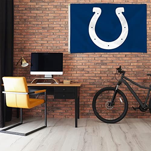 NFL Rico Industries Standard 3' x 5' Banner Flag Single Sided - Indoor or Outdoor - Home Décor