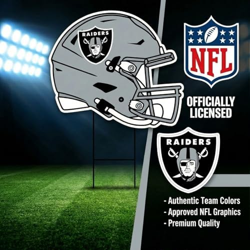 NFL Logo & Helmet 2 Pack Yard Sign Set