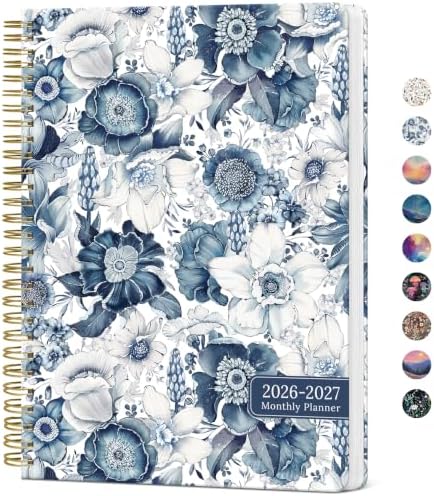 Monthly Planner 2026-2027, 18-Month Aesthetic Calendar, Jul 2026-Dec 2027