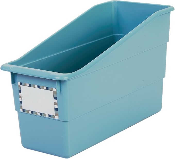 Really Good Stuff Durable Book & Binder Holder, 6-Pack, Water