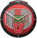 YouTheFan NCAA Utah Utes StadiumView 3D Wall Clock