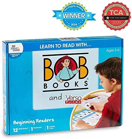 hand2mind Bob Books & Versatiles Beginning Readers Set, First Reader Books, Learn to Read, Phonemic Awareness & Phonics Workbook, Toddler Learning Activities, Kindergarten Homeschool Supplies