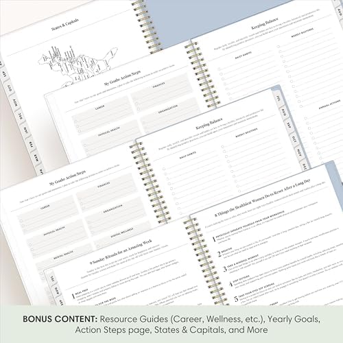 Blue Sky 2026-2027 Weekly & Monthly Academic Planner, 8.5"x11", Stratford