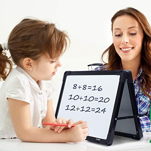 Tankee Dry Erase Board, 16x12 Inches Double Sided Magnetic Small Whiteboard
