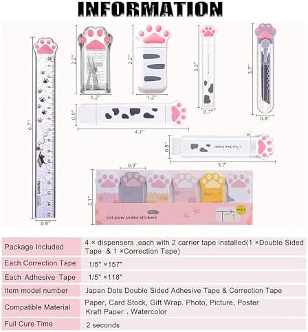 9Pcs Cute School Supplies, Cute Stationery,Includs Pencil Sharpener