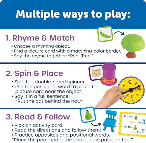 Learning Resources Fox in The Box Positional Words Activity Set