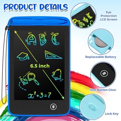 Zhehao 12 Pcs LCD Writing Tablet for Kid 6.5'' Doodle Board Drawing Tablet
