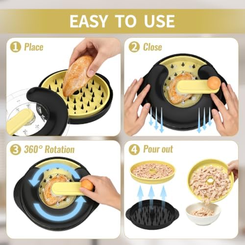Chicken Shredder Tool Twist, Meat Shredder Twist,Shredder for Kitchen