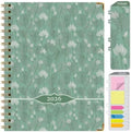 LARGE PRINT HARDCOVER 2026 Planner, 8.5"x11": 14 Months (November 2025 - December 2026), Daily Weekly Monthly Planner, Yearly Agenda, Bookmark, Pocket Folder and Sticky Note Set (Whispering Meadow)