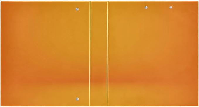 Three Rings Binders 1.5 in Notebook Binders with Pockets 1/2 Pack School Binder 200 Sheets Abstract Yellow Backgrounds Gradient