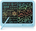 19 Inch LCD Writing Tablet with Split-Screen Partial Erase, Extra Large Drawing Pad with 3 Erase Buttons (Left/Right/Full), Giant Electronic Doodle Board for Kids Adults Home Office (Blue)