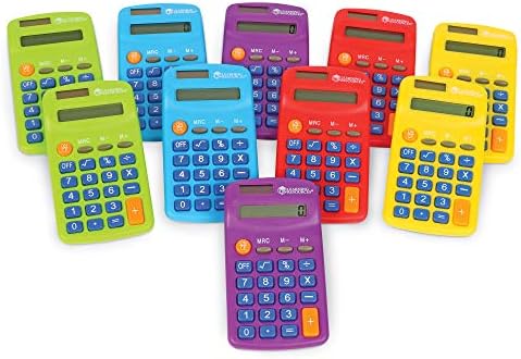 Learning Resources Rainbow Calculators