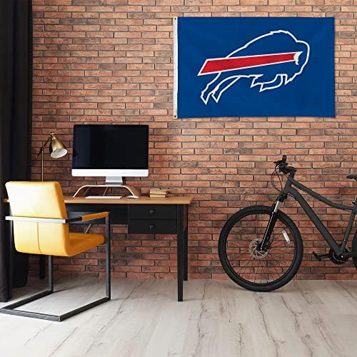 NFL Rico Industries Standard 3' x 5' Banner Flag Single Sided - Indoor or Outdoor - Home Décor