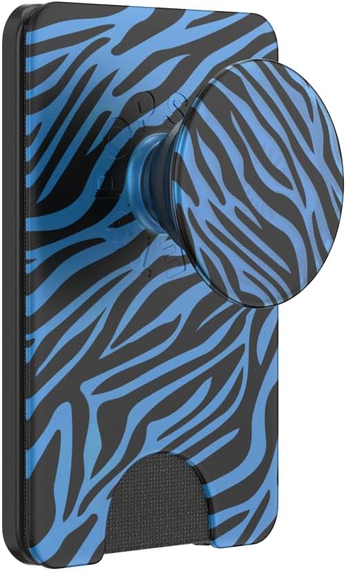 PopSockets Phone Wallet for MagSafe with Grip- Zed | PopWallet, Holds 3 Cards, Magnetic, Removable, Secure, Fun, Cool, Unique, Phone, Women