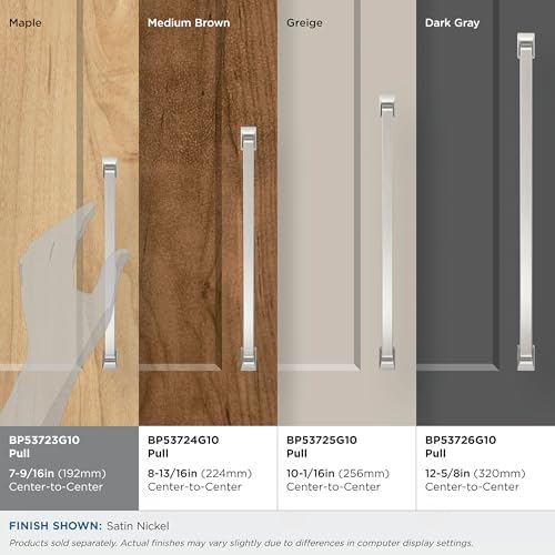 Amerock 7-9/16" Westerly Satin Nickel Drawer Pull